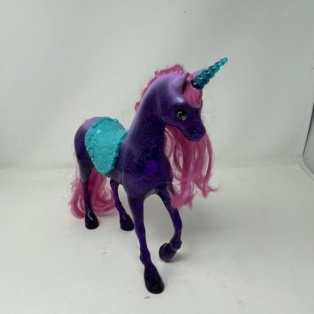 Mattel Barbie Dreamtopia Princess Purple Unicorn Pink Hair W/ Turquoise Saddle‎